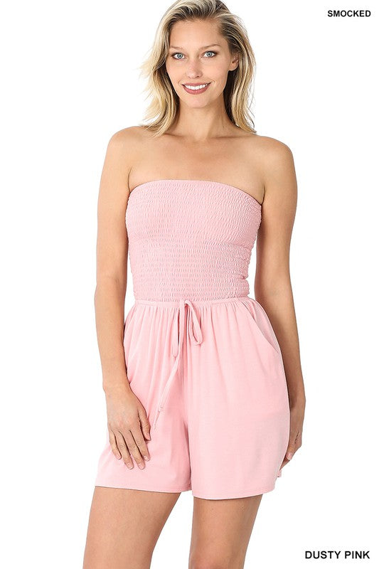 Pink clearance tube romper